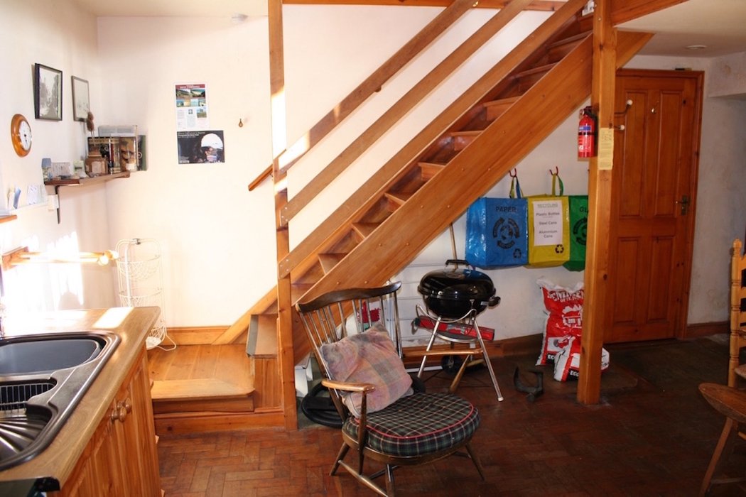 Stairs up to Gallery, Lounge and Bedrooms